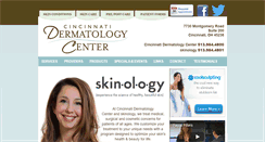 Desktop Screenshot of cincinnatidermatologycenter.com